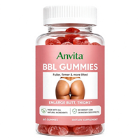 Gummies OEM ODM Marque Privée pour l'Amélioration et l'Augmentation des Fesses chez la Femme, Soutien des Courbes des Hanches, Supplément Adulte