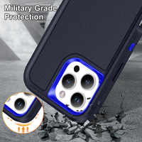 Coque de protection robuste Defender pour iPhone 17 Pro Max, antichoc 3-en-1, compatible avec iPhone 16, 15, 14, 13, 12, 11