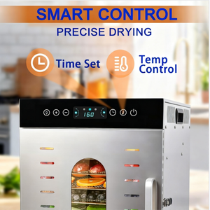 トレイ式デジタルミートジャーキー魚乾燥機野菜脱水機食品乾燥機 - Product Image 3