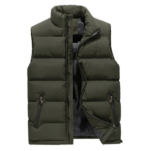 Haute qualité hiver chaud personnalisé <span class=keywords><strong>grande</strong></span> <span class=keywords><strong>taille</strong></span> décontracté lâche solide <span class=keywords><strong>sans</strong></span> manches hommes <span class=keywords><strong>gilet</strong></span> bouffant - Product Image 3