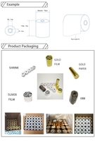 Rollo de Papel Térmico para Impresora de Alta Calidad, 70x60mm, Blanco, 50-65gsm, para Hospitales, Bancos y Oficinas