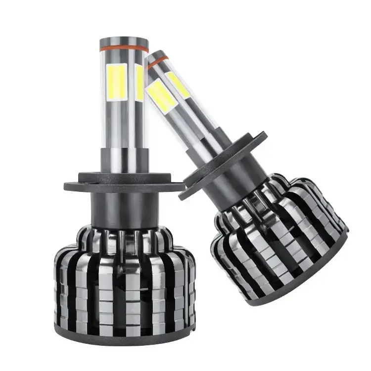 Popular product h7 h4 h11 4 side Led headlight G5 100W 12000LM H1 H3 H4 9005 H15 with cool system headlight