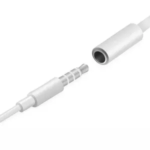 אוזניות מתאם אודיו otg ספליטר עבור Apple iphone 8 פינים כדי 3.5mm אוזניות שקע aux מתאם כבל עבור iphone