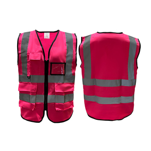 CITICITYHigh Visibility Pink Safety Reflective Vest Protection Reflector <b>Jacket</b> for Construction <b>Workers</b> - Product Image 3