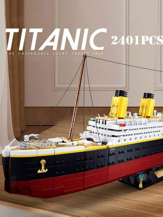 sluban model bricks titanic