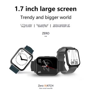 Nouveautés : Montre connectée Fashion Square <span class=keywords><strong>MW</strong></span>-Zero avec écran IPS HD de 1,70 pouces, IP67, mesure de la fréquence cardiaque, appel mains libres pour Android et iOS - Product Image 4