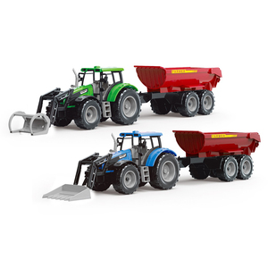 <span class=keywords><strong>Tracteur</strong></span> en plastique, camion à benne, jouet agricole, <span class=keywords><strong>jeux</strong></span>, véhicule pour enfants, 1/32 - Product Image 1