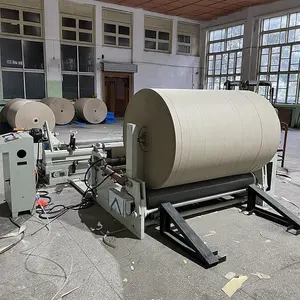 Kraft Paper Slitter Rewinder Roll To Cardboard Coils Machine