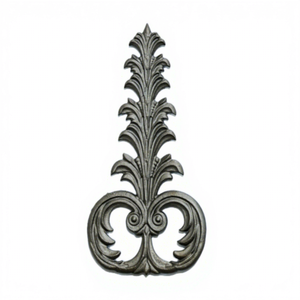Service de modélisation 3D inhabituel en acier moulé Floral et Leaf Design pour accessoires décoratifs de porte et d'escalier - Product Image 1