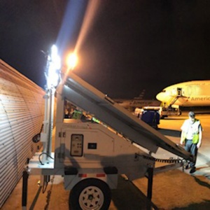 Tour d'éclairage mobile solaire TPE-900LH 7m sur remorque avec batterie solaire 1320W pour la construction, l'exploitation minière et la location TPE-900LH - Product Image 4