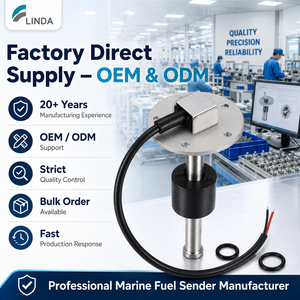 Sensor de Nível de Combustível OEM para Barcos, Unidade de Envio de Combustível em Aço Inoxidável 304 para Motores de Popa 4 Tempos - Product Image 1