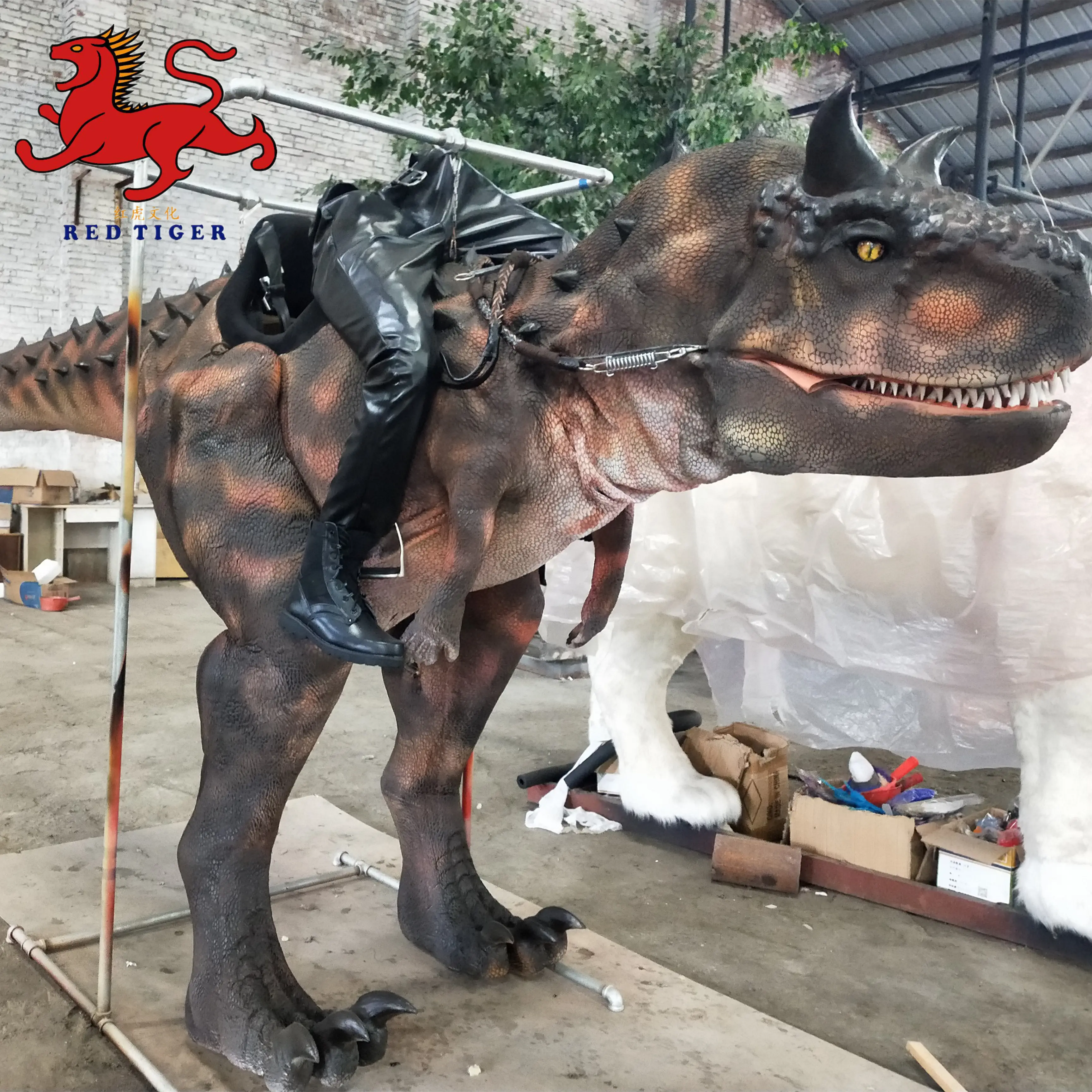 DK-5 Tahap Acara Profesional Ukuran Hidup Realistis Berjalan Dinosaurus Kostum