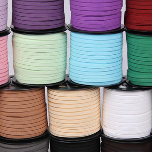 Korean Suede Cord 5mm Double Sided Woven Bracelet Necklace Craft Material For DIY Jewelry Making Supplies - Product Image 2