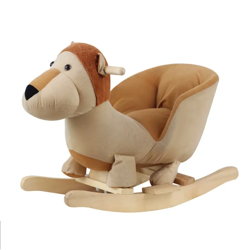 Soft kid rocking horse and rocking animals