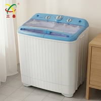 Machine à laver compacte à chargement par le haut, double cuve, pour chaussettes, vêtements et chaussures, design personnalisé