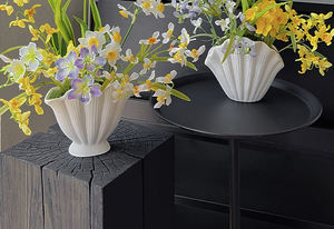 Vases de qualité supérieure Alice <span class=keywords><strong>Iris</strong></span> et Seashell, fleurs artificielles, articles décoratifs pour les magasins et les salons - Product Image 4