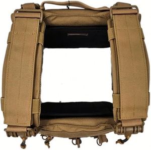 Chaleco Táctico de Exterior Factory Crusader 2.0 en Mezclilla con Diseño MOLLE, Hebillas de Liberación Rápida, Laterales Ajustables y Forro de Poliéster - Product Image 3