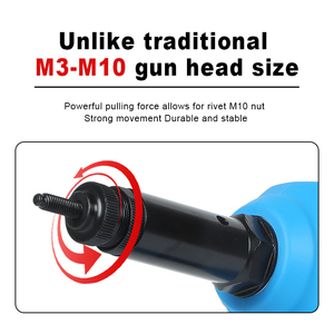 RL-860 충전식 리튬 리벳 너트 건 LCD 디스플레이 카운팅 M3-M10 전동 리벳팅 공구 - Product Image 3