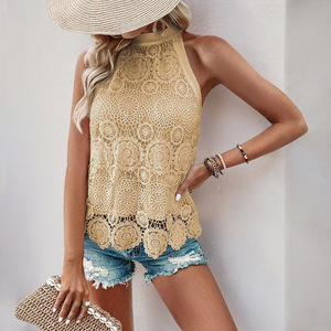 सुंदर कदम महिलाओं की आकस्मिक सांस के लिए ठोस रंग ओ-गर्दन के ऊपर और सामने के लोगो - Product Image 3