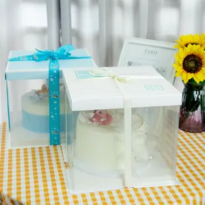 in bulk wholesale white large cake boxes white bakery white 30 x 30 with ribbon