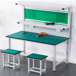 Industrielle Werkbank und Arbeitstisch aus Lean Tube oder Aluminiumprofil für Werkstatt-Arbeitsbänke - Product Image 3