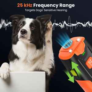 <span class=keywords><strong>Répulsif</strong></span> pour chiens errants, dispositif ultrasonique <span class=keywords><strong>anti</strong></span>-aboiement, dispositif d'entraînement portable, dissuasif pour chiens avec lampe torche LED - Product Image 3