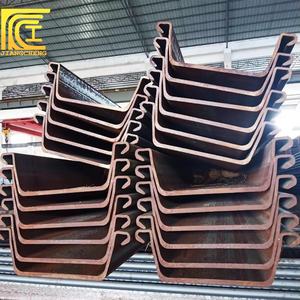 Panneaux de palissage en acier Larsen SY295 SY390 400*100*10.5mm Q235 Q355 9m 12m 15m 18m 24m DIN, JIS, AISI, ASTM, GB, BS Type Z Type <span class=keywords><strong>U</strong></span> - Product Image 6