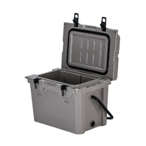 กระเป๋าเก็บความเย็นขนาดใหญ่ 45QT ผลิตจากพลาสติก PE แบบรีโมลด์ ทนทาน เป็นมิตรกับสิ่งแวดล้อม ใช้ซ้ำได้ เหมาะสำหรับใส่เบียร์ อาหาร และเครื่องดื่ม ใช้งานกลางแจ้งได้ - Product Image 1