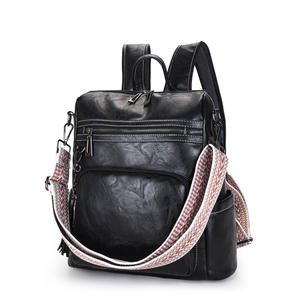 Mochila Retro ligera para mujer, gran capacidad, patrón geométrico transfronterizo, PU, bolso de uso diario a la moda - Product Image 5