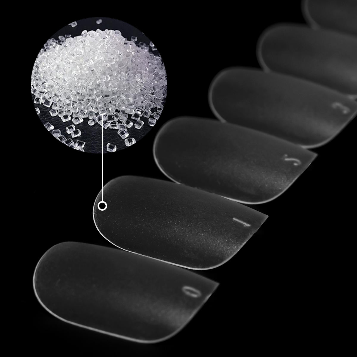 100pcs Artificial Fingernails Full Cover Nail Tips Soft Gel Press on Nails Full Cover Soft Gel Nail Tips