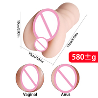 Masturbador Masculino de TPE al por Mayor, Vagina de Bolsillo con Textura Realista, Juguete Adulto Impermeable, Soporte para Logotipo Personalizado OEM/ODM