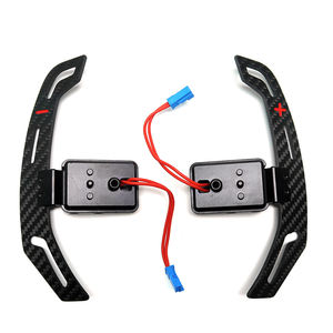 Para <span class=keywords><strong>BMW</strong></span> 3 5 6 7 Series G20 G30 G32 G11 G01 G02 G05 G06 M5 Palanca de cambios magnética de fibra de carbono Palanca de cambios para volante de coche - Product Image 1