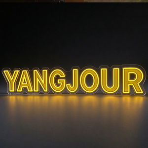 Enseigne néon personnalisée, lumineuse RGB à intensité variable, décoration murale pour chambre, mariage, anniversaire, bar et entreprise sur mesure - Product Image 1