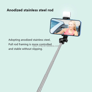 Phát Trực Tiếp Phổ Người Phụ Nữ Lười Biếng Điều Khiển Di Động Tay Chủ Tripod Điện Thoại Đứng Cho Điện Thoại Video Ghi Âm Với Ánh Sáng - Product Image 3