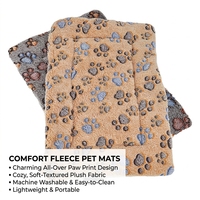 Hiver chaud couverture animal tapis animal antidrapant empreinte patte rectangle chat tapis chien interieur grand
