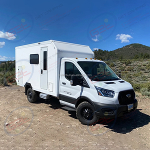 Ford Quá Cảnh 14ft Motorhome xe tải Camper hộp tự hỗ trợ FRP cách nhiệt cho cắm trại và du lịch-Sản phẩm tự làm - Product Image 4