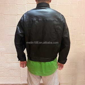 Nouvelle Arrivée Personnalisée : Veste Courte Boxy en Coton Ciré pour Homme – Qualité Supérieure, Style Vintage Streetwear, Boutonnée - Product Image 3