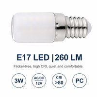 Ampoule LED Xmation AC220-240V 3W 260LM SMD2835*32 PC 360 Degrés Sans Scintillement Économie d'Énergie E17 Résidentielle CRI>80 Certifiée CE