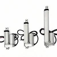 Actionneur linéaire robuste 700 mm à moteur CC à balais, en alliage d'aluminium, IP54, 12V 24V pour machines agricoles et récolte