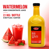 Hooggeconcentreerde vloeibare sapconcentratie 8X 19 smaken 2,1kg*8/doos Gratis monsters voor commerciële kopers Groothandel OEM voor ketens
