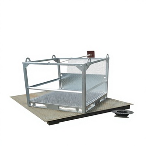 Cage de rangement professionnelle en treillis métallique empilable, haute capacité, certifiée ISO9001, pour entrepôt - Product Image 4