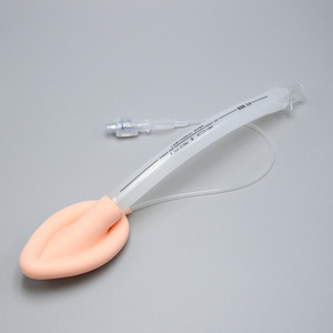 Máscara laríngea descartável de silicone padrão para vias aéreas, feita de silicone médico ou PVC, tem boa biocompatibilidade. - Product Image 3