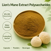 Extrait de Champignon Crinière de Lion 10% 30% Polysaccharides Hericium Erinaceus Séché / Poudre d'Extrait de Corps Fruitant de Champignon Crinière de Lion