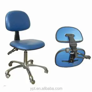 Chaise en polyuréthane de bureau pour salle blanche de laboratoire YP-0034/chaise antistatique pour salle blanche ESD/chaise de laboratoire ESD