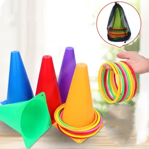 Plaques de cônes d'agilité de haute qualité pour la pratique d'entraînement de basket-ball de football multicolore disponible