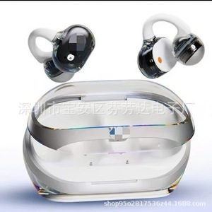 Auriculares Bluetooth Jb Clips Transparentes con Clip para la Oreja, Carga Inalámbrica Tipo C, BT 5.3, Control Táctil, Material Plástico - Product Image 3