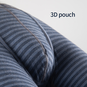 Tissu personnalisé en usine pantalons longs pour hommes bande élastique de marque sous-vêtement <span class=keywords><strong>thermique</strong></span> pour hommes sans couture <span class=keywords><strong>caleçon</strong></span> à rayures longues - Product Image 4