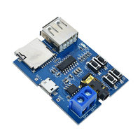 Carte décodeur MP3 portable de 15 pouces, lecteur Audio, carte TF, lecteur de décodage de disque U, Module d'amplification 2w 5V, interface MICRO USB