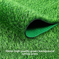 Gazon artificiel pour aménagement paysager de jardin d'enfants et usage extérieur - Gazon vert pour mariage