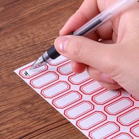 Etiquetas Adhesivas de Papel Autoadhesivas, Forma Rectangular, para Uso Comercial y de Compras, Suministros de Oficina, Etiquetas de Clasificación de Precios, Etiquetas con Nombre